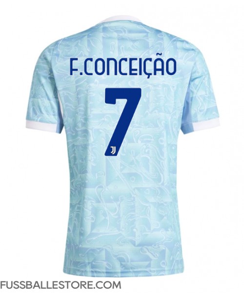 Günstige Juventus Francisco Conceicao #7 Auswärtstrikot 2025-26 Kurzarm Günstige Juventus Francisco Conceicao #7 Auswärtstrikot 2025-26 Kurzarm